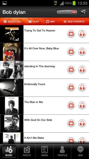 Bob dylan Music Videos Photo截图1