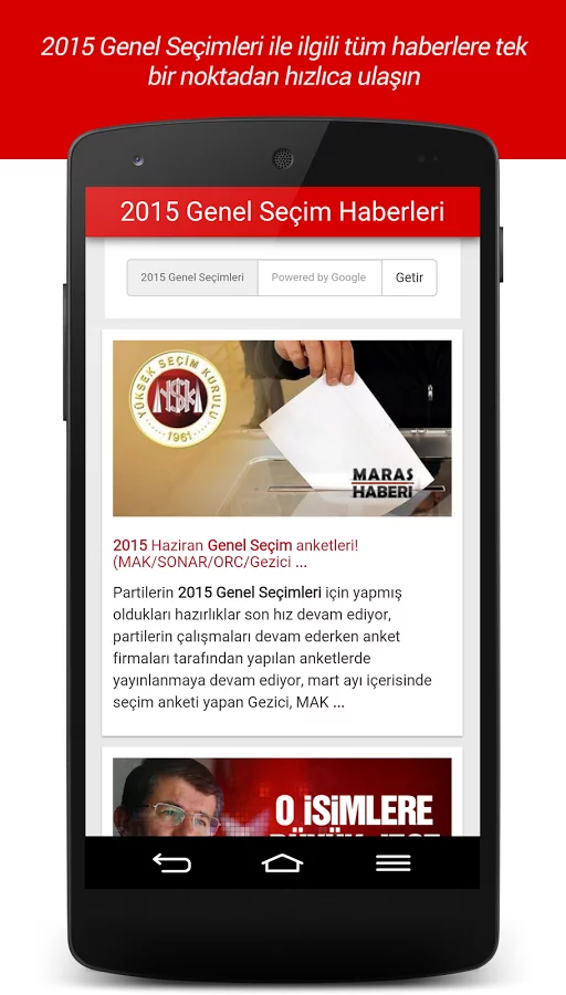 2015 Genel Seçim Haberleri截图1