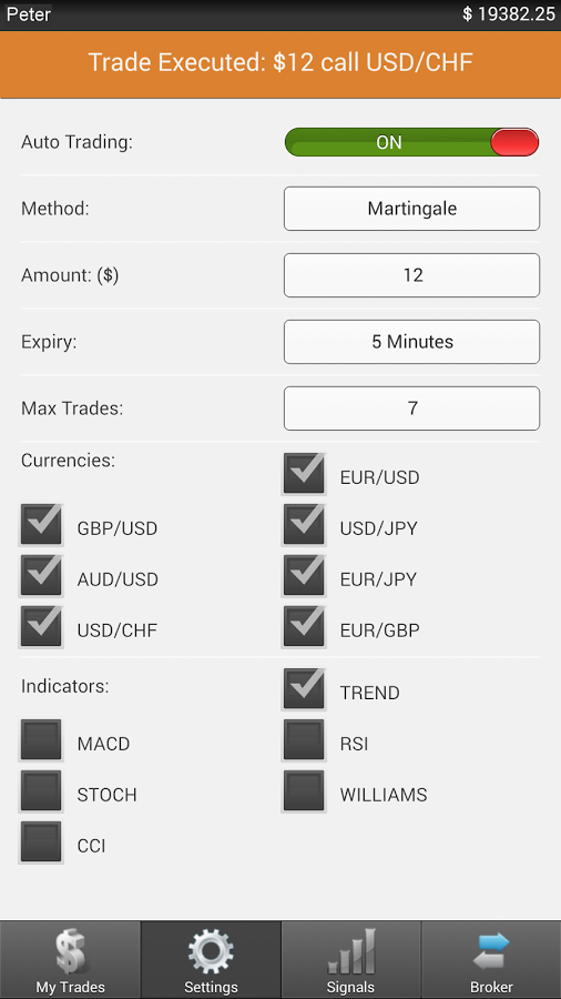 Auto Trade Binary Option Robot截图5