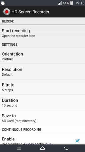 HD Screen Recorder - Root截图3