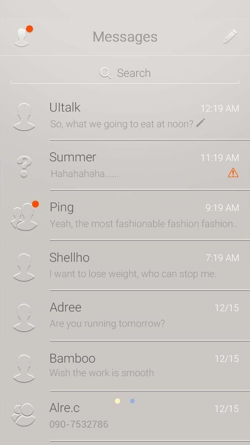 (FREE) GO SMS FROZEN THEME截图1