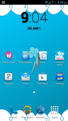 Rainbow Dash Themed LWP截图1