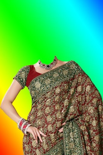 Beautiful Saree Photo Montage截图1