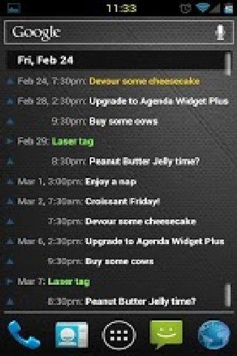 Agenda Widget Plus Gold截图4