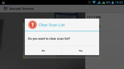Barcode Terminal截图2