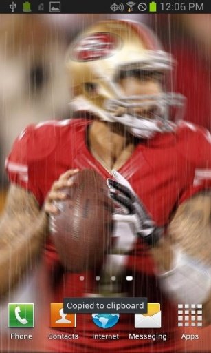 Colin Kaepernick 49ers Live Wallpaper截图1