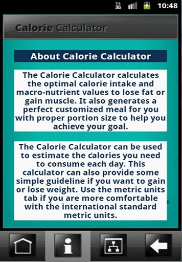 Calorie calculator截图4