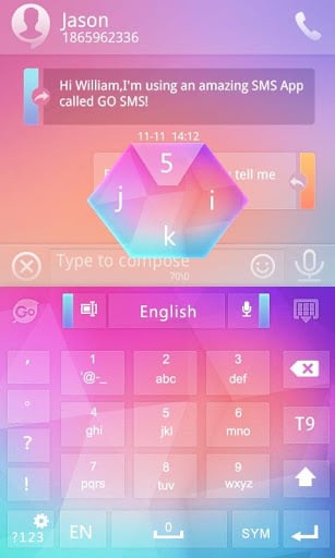 GO Keyboard Light Theme截图3