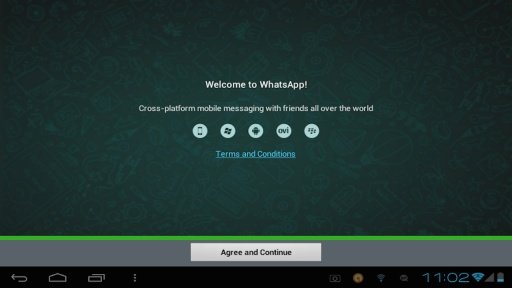 Installing Whatsapp for Tablet截图1