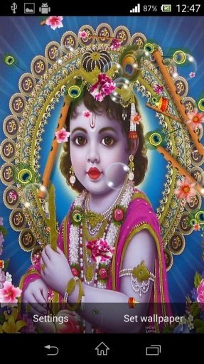 Lord Krishna Wallpaper截图1