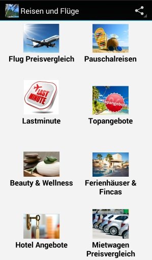 Urlaub Reisen Fl&uuml;ge截图2