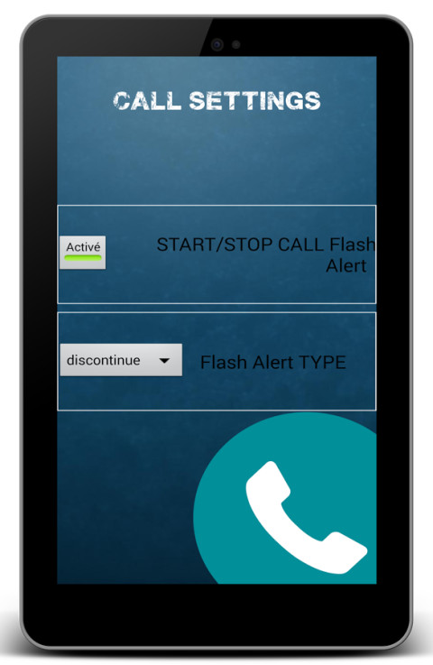 SMS/CALL Flashlight Alert 2015截图3