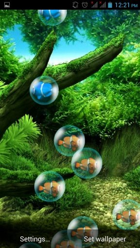 Bubble Fish Live Wallpaper截图5