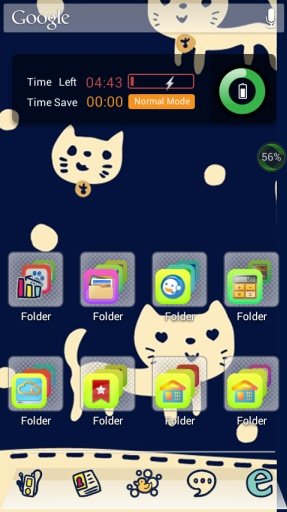 Cute Cat Theme For Galaxy S4截图2