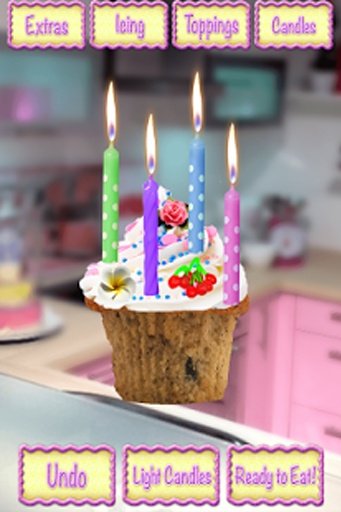 Birthday Cupcakes Maker FREE截图1