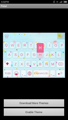 Petal Theme for iKeyboard截图2