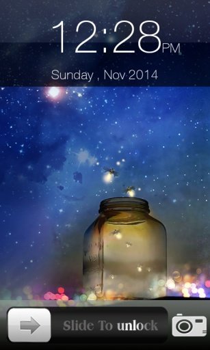 Fireflies Screen Lock截图3