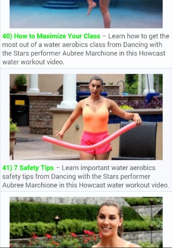 Water Aerobics Workout截图2