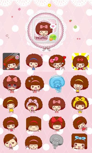 GO SMS CUTEMOC STICKER截图5