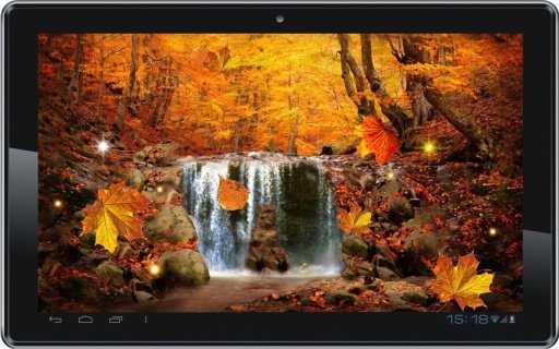 Waterfall Autumn livewallpaper截图4