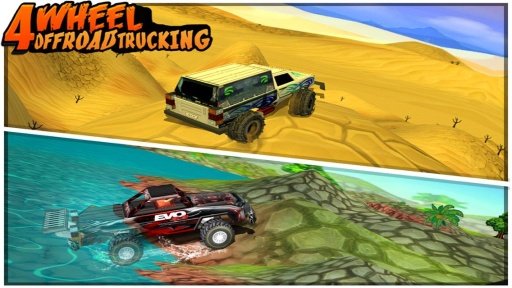 4 Wheel OffRoad Trucking截图2