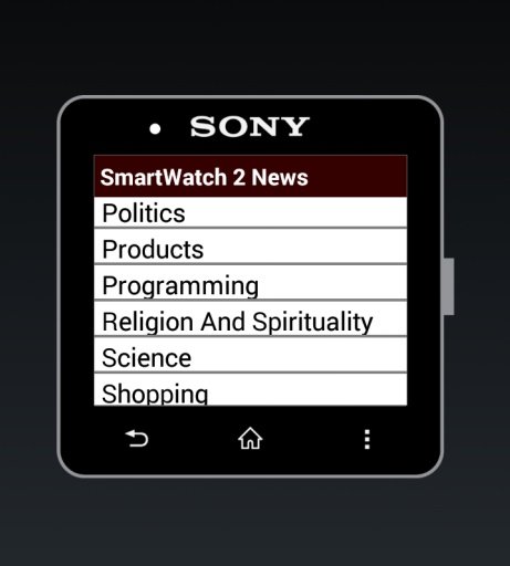 SmartWatch 2 News Extension截图1