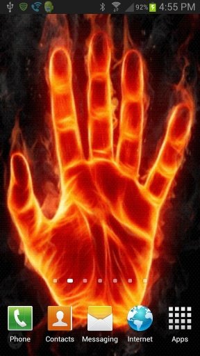 Hand of Fire Live Wallpaper截图5