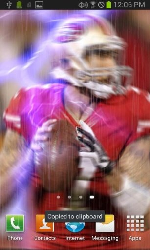 Colin Kaepernick 49ers Live Wallpaper截图2