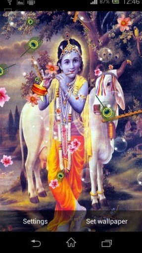 Lord Krishna Wallpaper截图3