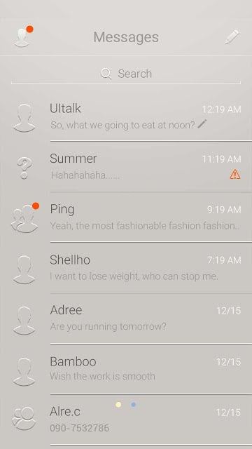 (FREE) GO SMS FROZEN THEME截图9