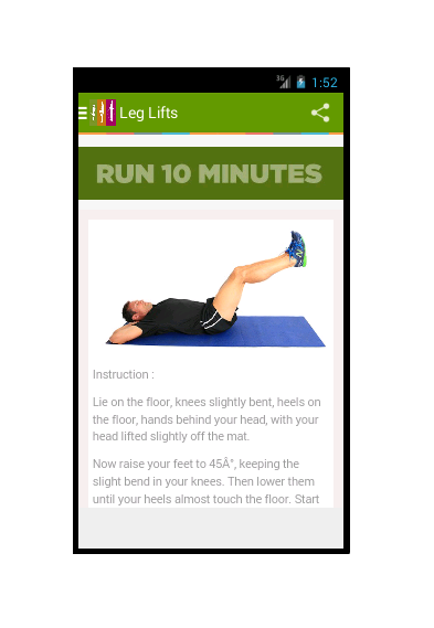 10 Minutes Run Exercises截图9