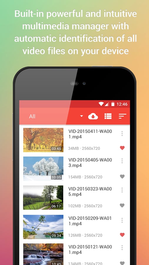 Video Player for Android截图3