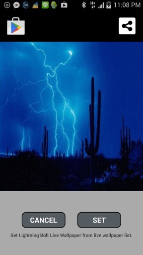 Lightning Bolt Live Wallpaper截图1