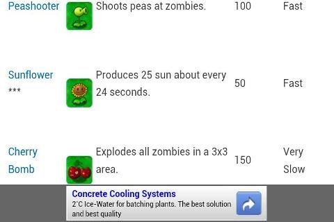 Plants VS Zombies Almanac截图2