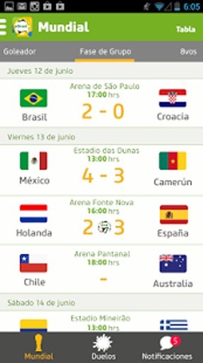 Duelo Mundialero截图5