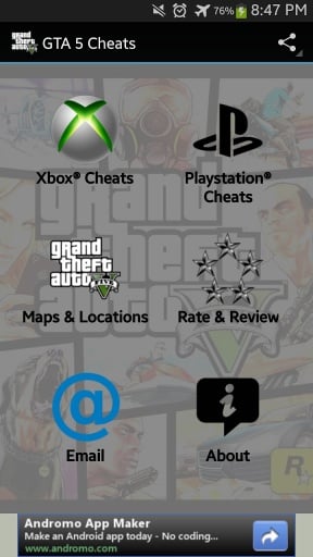 GTA 5 Cheats截图3