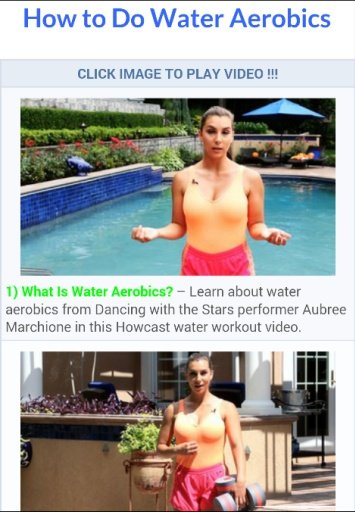 Water Aerobics Workout截图3