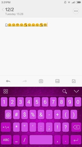 Lavender iKeyboard Theme截图3