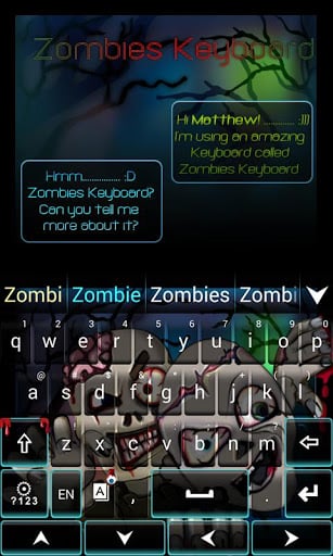 Zombies GO Keyboard Theme截图1