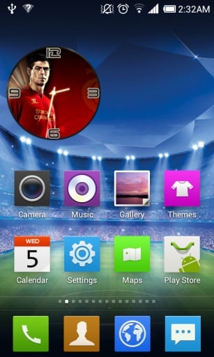 Steven Gerrard Clock Widget截图2