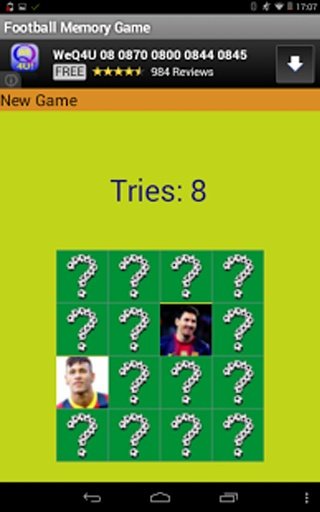 Football Memory Game截图6