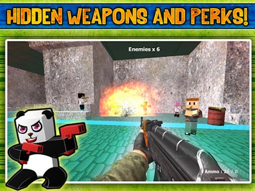 Cube Pandas Survival Games截图2