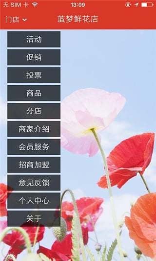 蓝梦鲜花店截图1