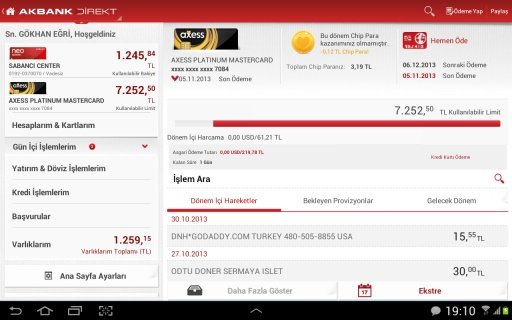 Akbank Direkt Tablet截图6