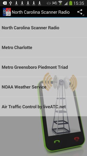 Scanner Radio North Carolina截图1