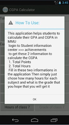 CGPA &amp; GPA Calculator (MMU)截图3