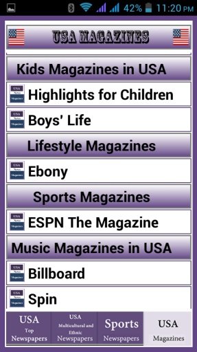 USA Newspapers &amp; Top Magazines截图5