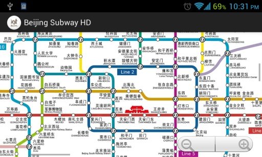 Beijing Subway Map HD截图4