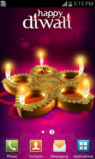 Diwali Lamp LWP截图2