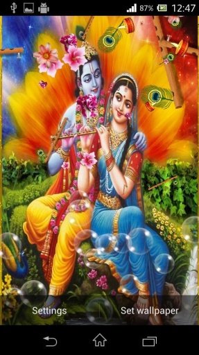 Lord Krishna Wallpaper截图2